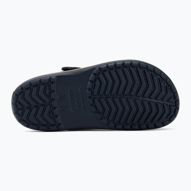Slides Crocs Crocband Gum navy 5
