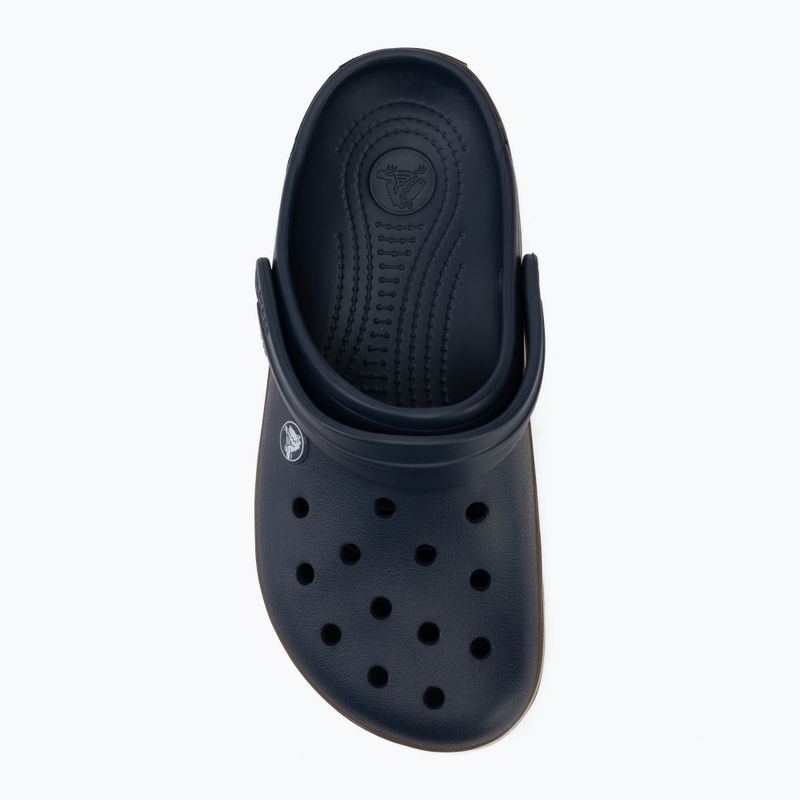 Slides Crocs Crocband Gum navy 6