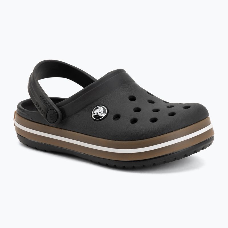 Children's slides Crocs Crocband Gum black 2
