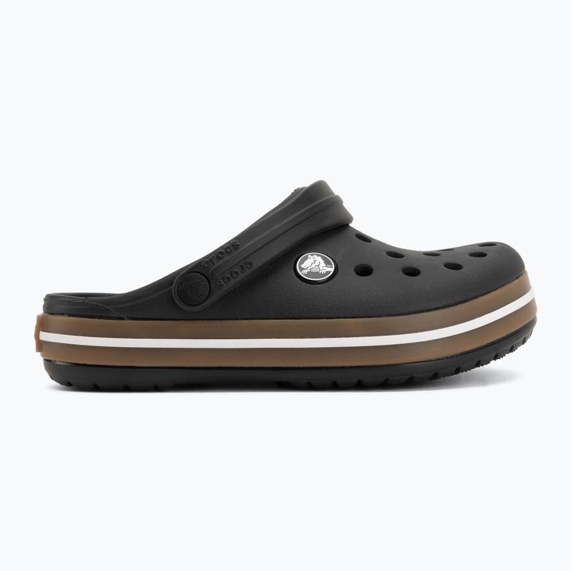 Children's slides Crocs Crocband Gum black 3