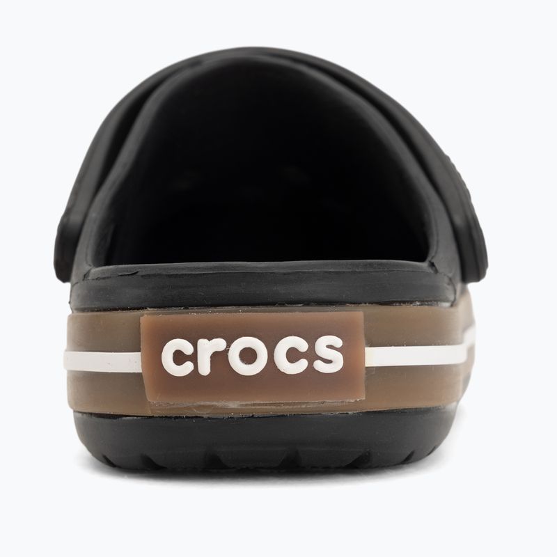 Children's slides Crocs Crocband Gum black 7
