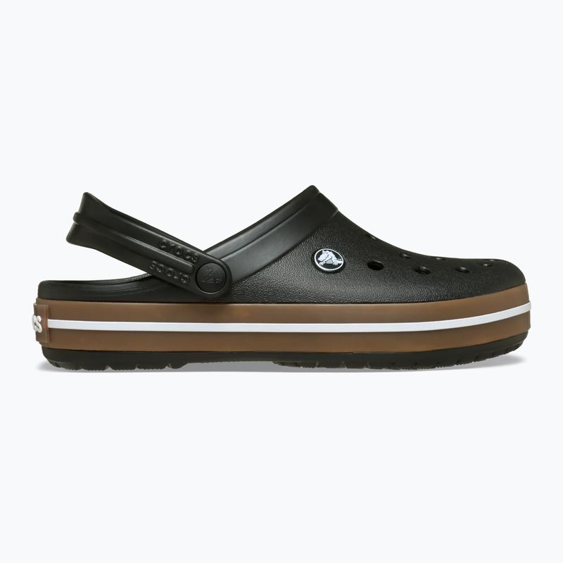 Children's slides Crocs Crocband Gum black 2