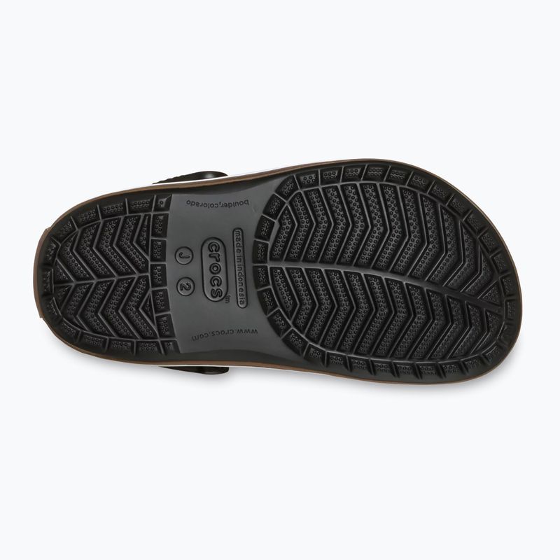 Children's slides Crocs Crocband Gum black 4