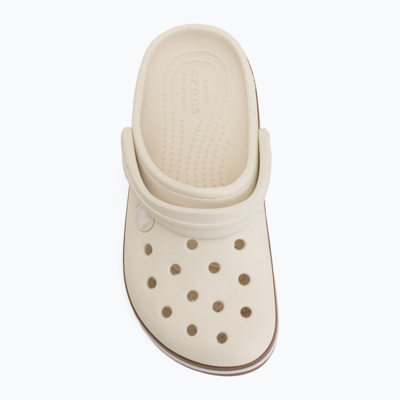 Children's slides Crocs Crocband Gum summit white 6