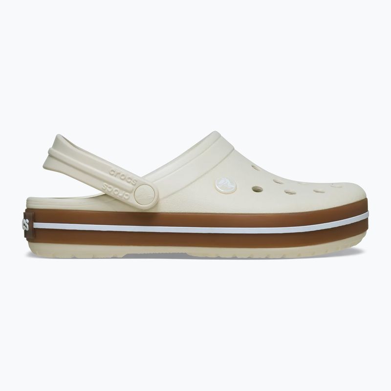 Children's slides Crocs Crocband Gum summit white 2