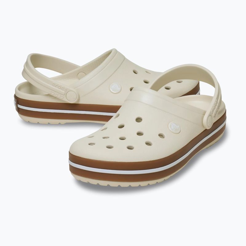 Children's slides Crocs Crocband Gum summit white 6