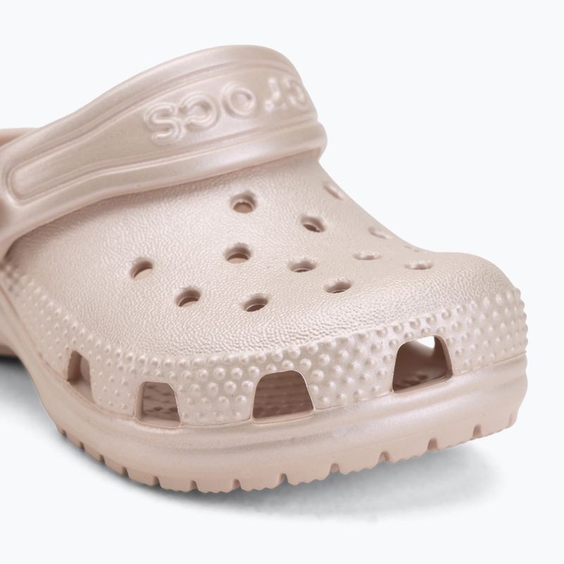 Children's slides Crocs Classic Pearl Shine 212815 quartz 8