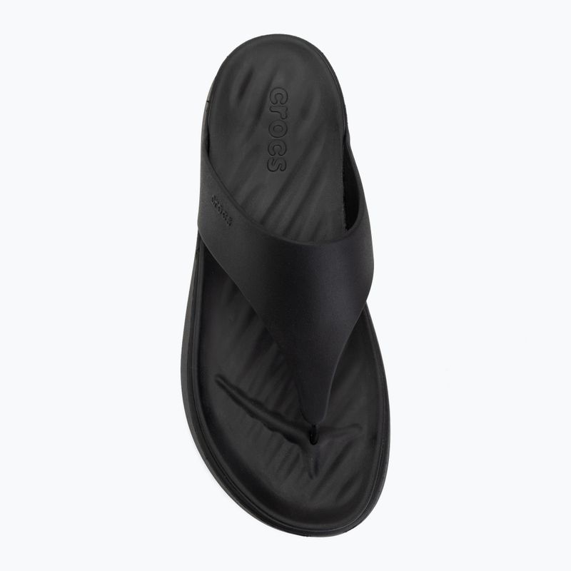 Women's flip-flops Crocs Getaway Triangle black 5