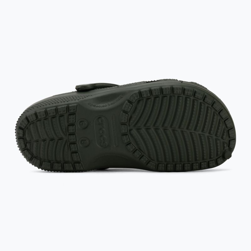 Slides Crocs Classic army green 5