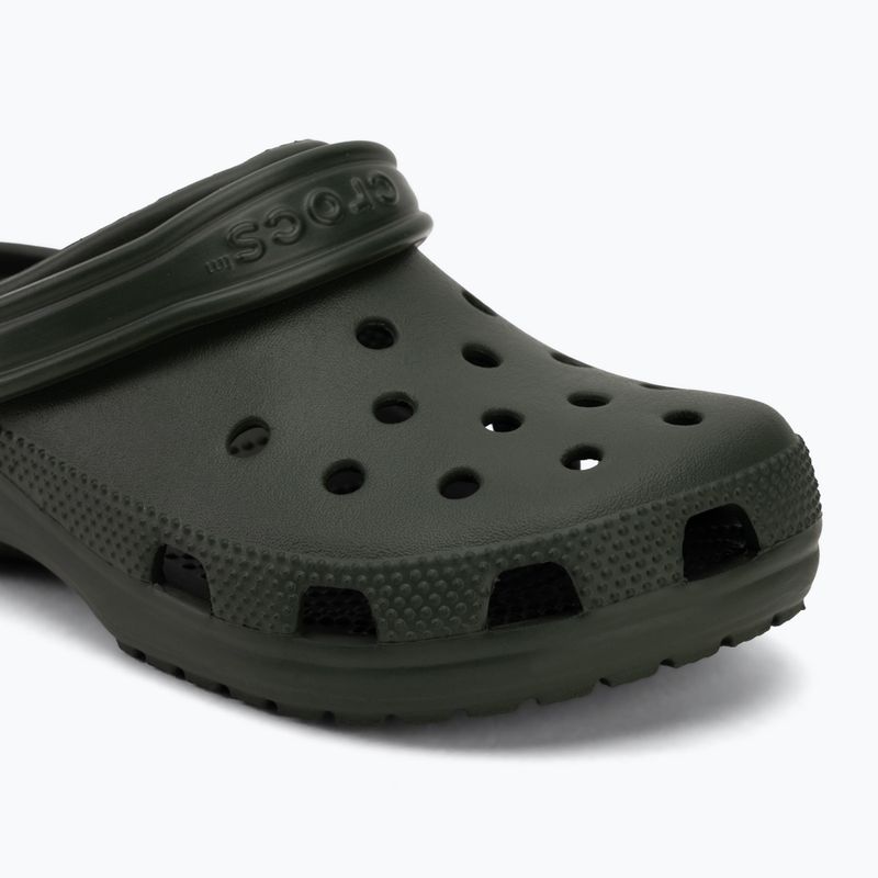Slides Crocs Classic army green 8