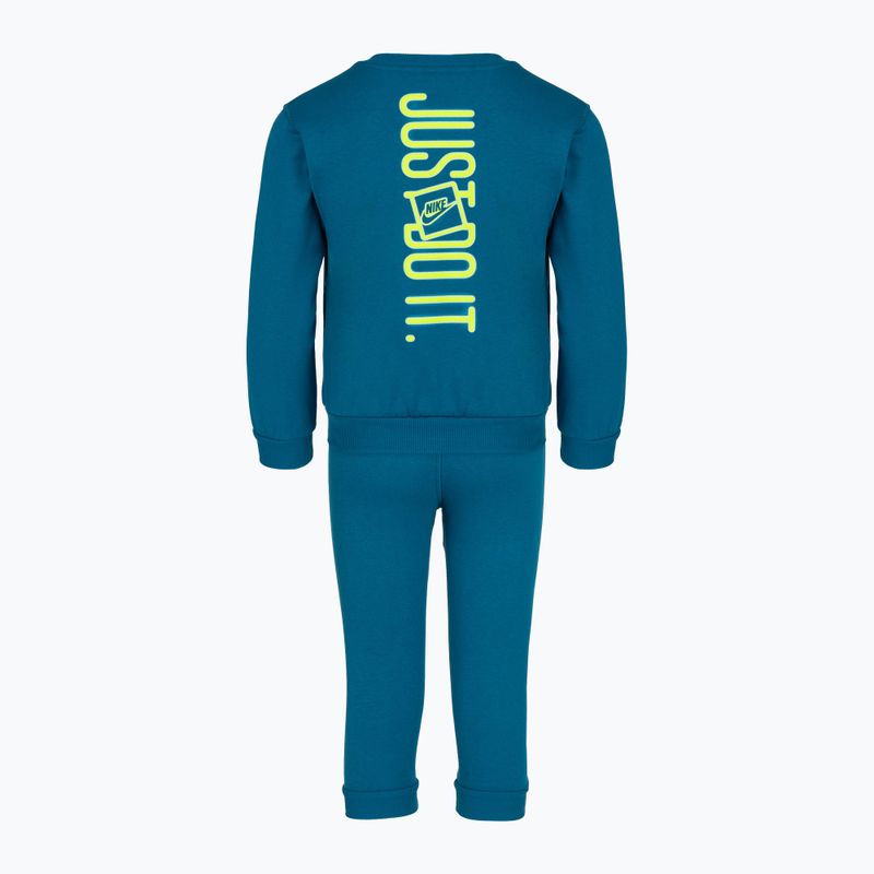 Children's tracksuit Nike Sportswear Get With Me Lightweight Fleece green abyss 2