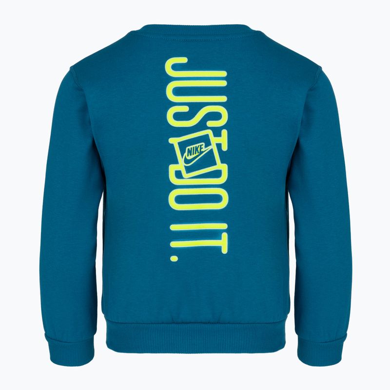 Children's tracksuit Nike Sportswear Get With Me Lightweight Fleece green abyss 4