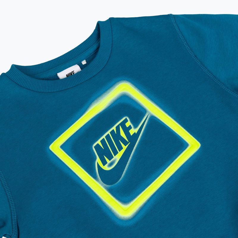 Children's tracksuit Nike Sportswear Get With Me Lightweight Fleece green abyss 5