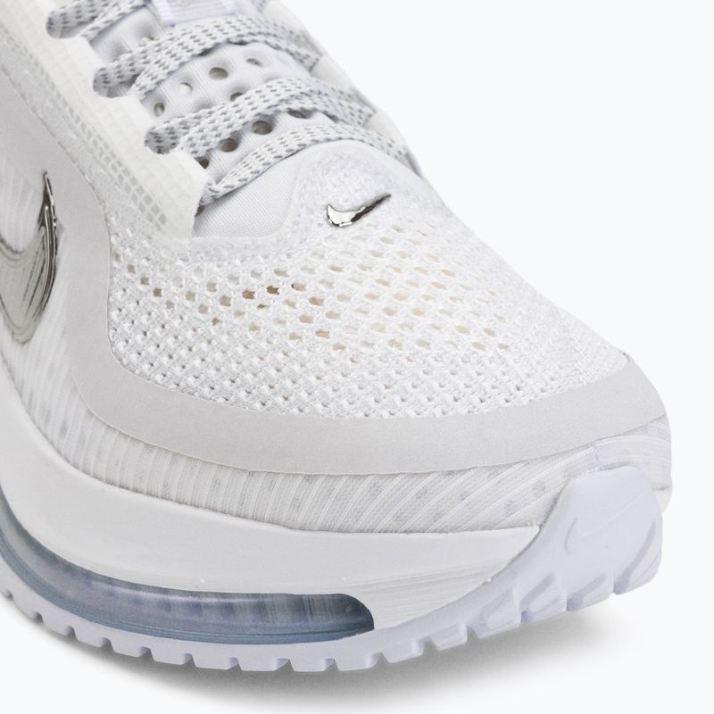 Women's running shoes Nike Pegasus Premium white/metallic silver/metallic silver 7