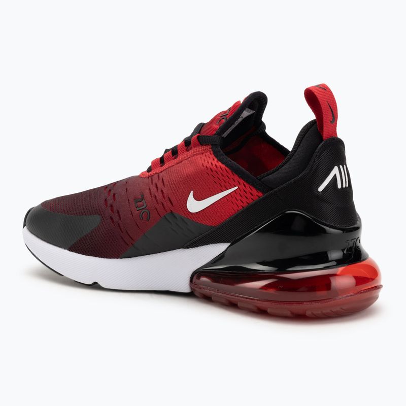 Men's shoes Nike Air Max 270 gym red/white/black 3