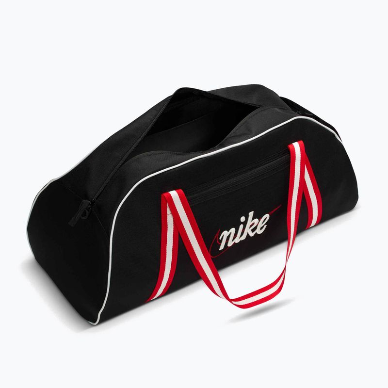 Women's gym bag Nike Gym Club Retro 24 l black/university red/sail 4