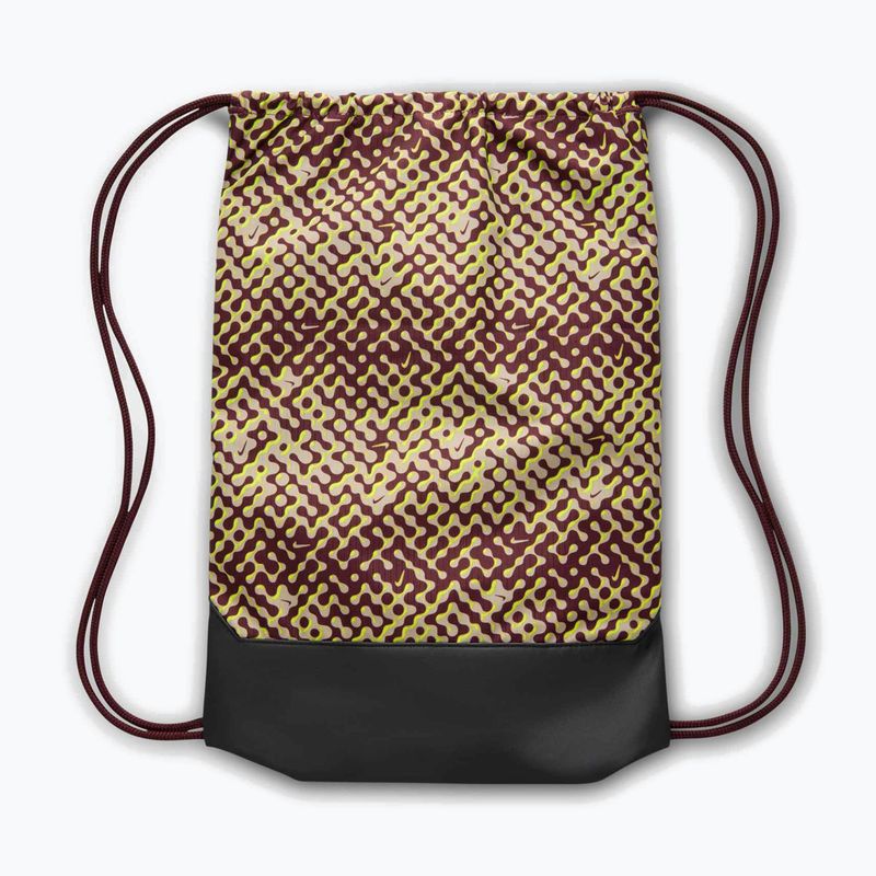 Bag Nike Brasilia 9.5 18 l burgundy crush/black/volt 2