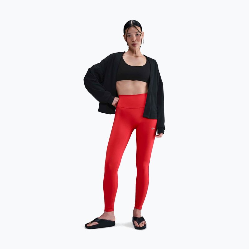 Women's leggings Nike One High-Waisted light crimson/black 2