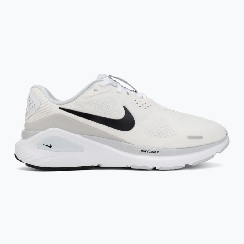 Women's running shoes Nike Structure 26 white/pure platinum/black 2