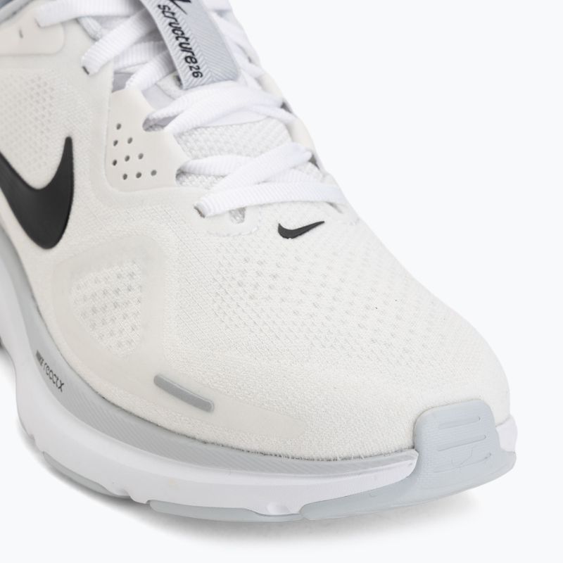 Women's running shoes Nike Structure 26 white/pure platinum/black 7