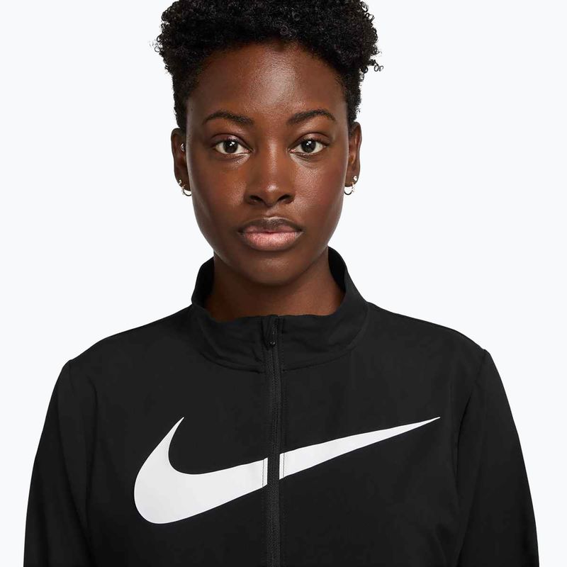 Nike Tempo Swoosh Run women's running jacket black/white 3