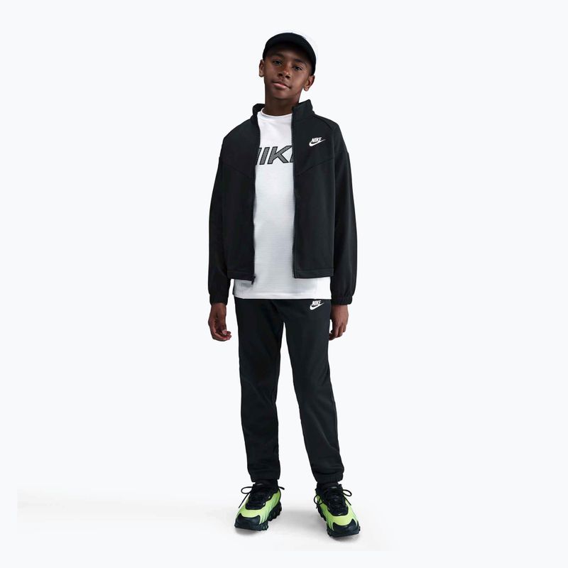 Children's tracksuit Nike Sportswear black/black/white 4