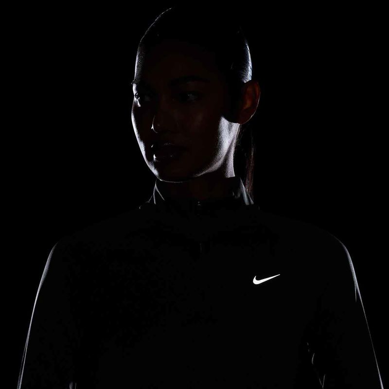 Nike Tempo Dri-Fit 1 / 4 Zip women's running sweatshirt black 4