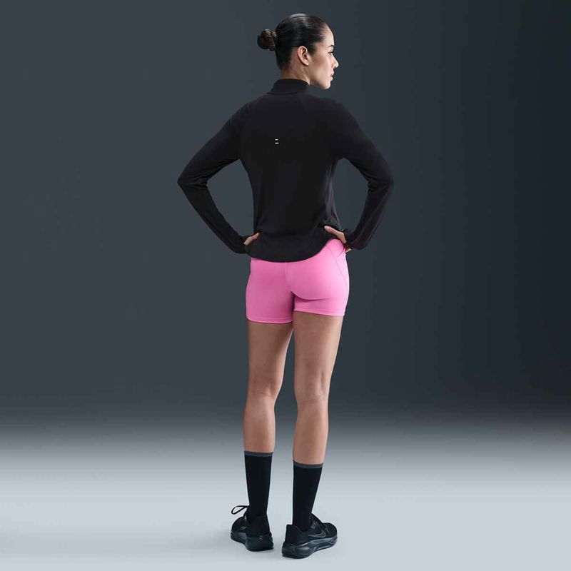 Women's running sweatshirt Nike Tempo Dri-Fit 1 / 4 Zip black 10