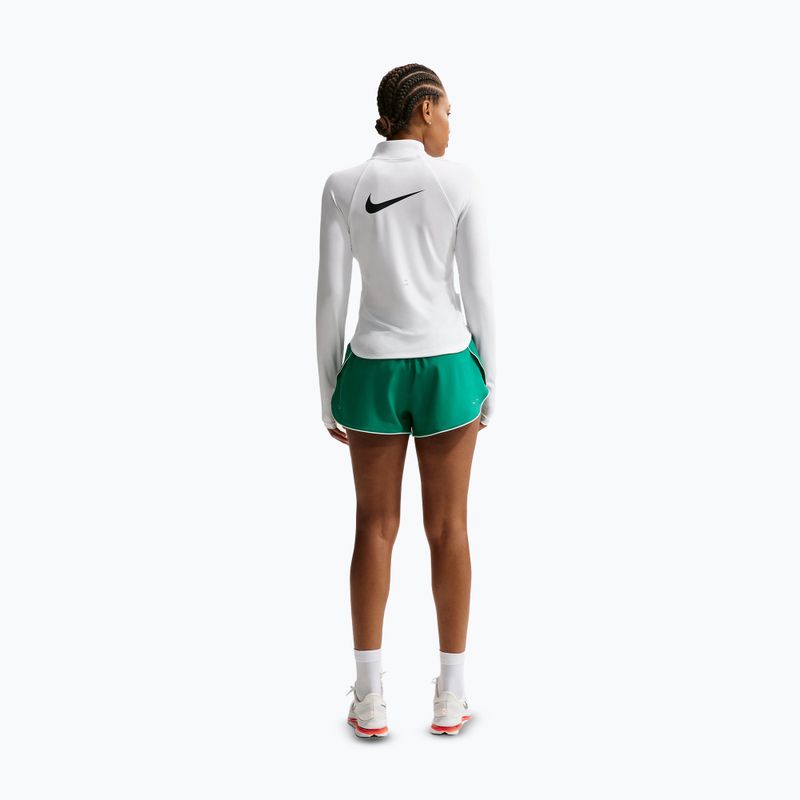 Women's running sweatshirt Nike Tempo Swoosh Run Dri-Fit 1/4-Zip white/black 3