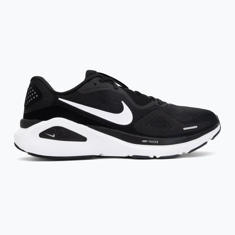Men's running shoes Nike Structure 26 black/cool grey/metallic silver/white 2