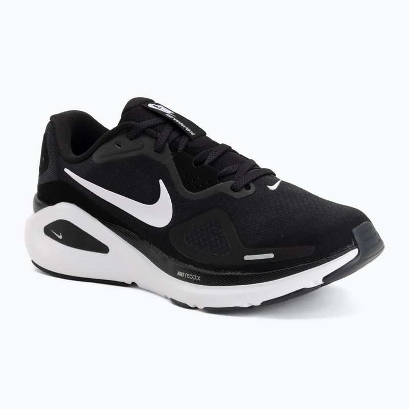 Men's running shoes Nike Structure 26 Wide black/wolf grey/metallic silver/white