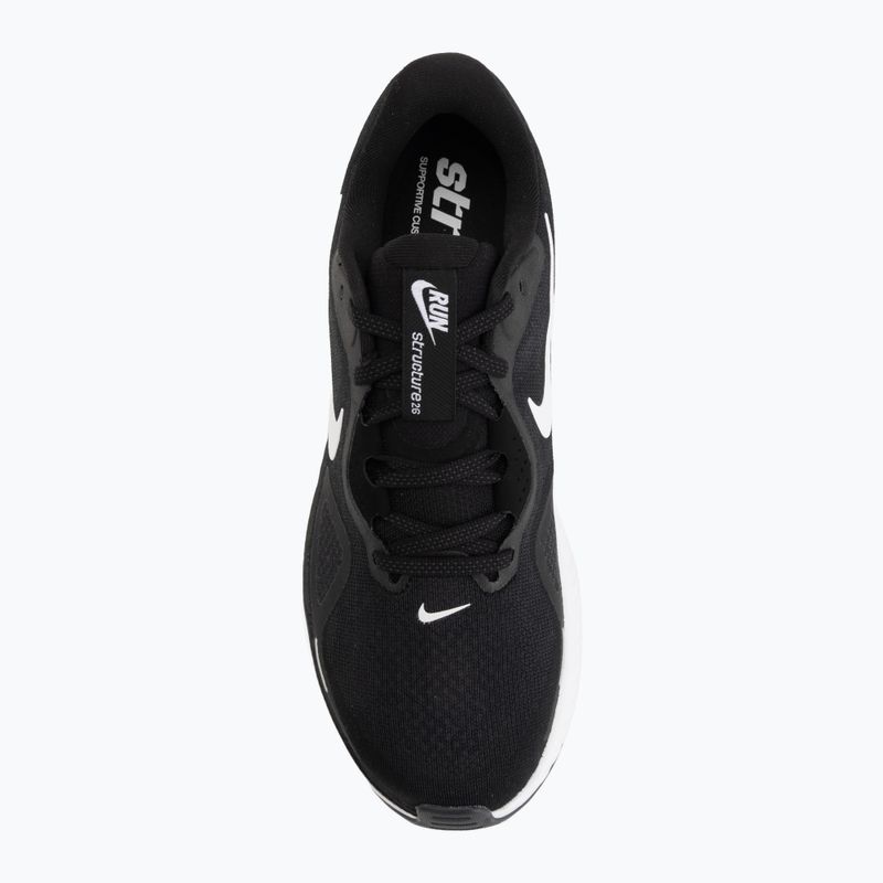 Men's running shoes Nike Structure 26 Wide black/wolf grey/metallic silver/white 5