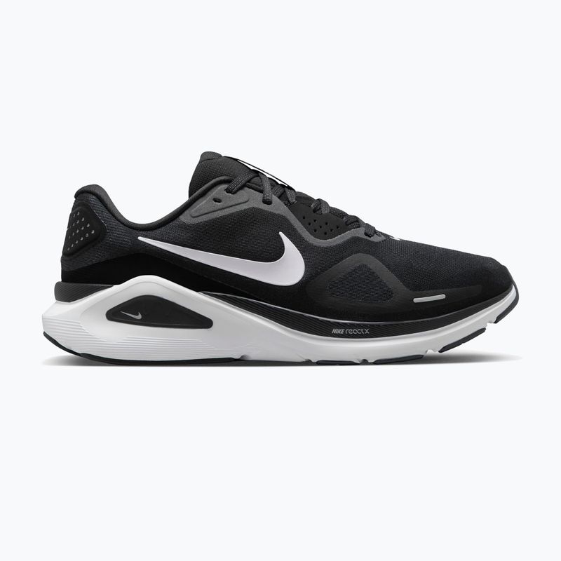 Men's running shoes Nike Structure 26 Wide black/wolf grey/metallic silver/white