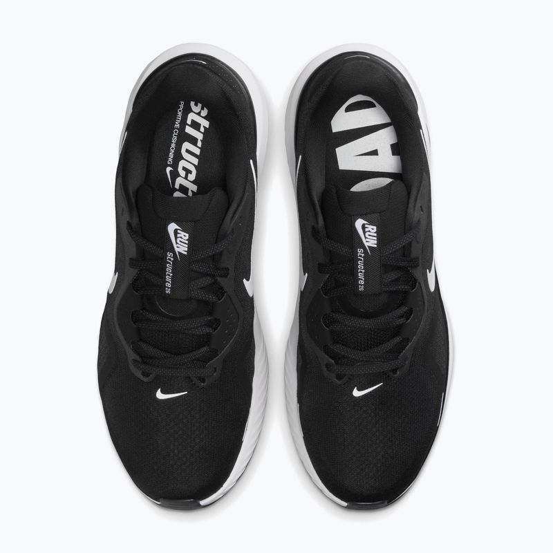 Men's running shoes Nike Structure 26 Wide black/wolf grey/metallic silver/white 4