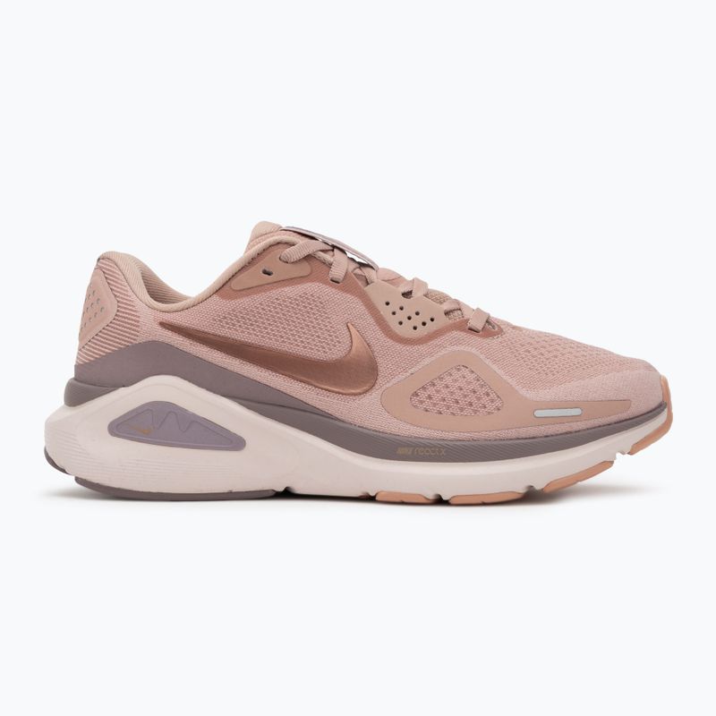 Women's running shoes Nike Structure 26 particle pink/taupe grey/silt red/metal rose gold 2