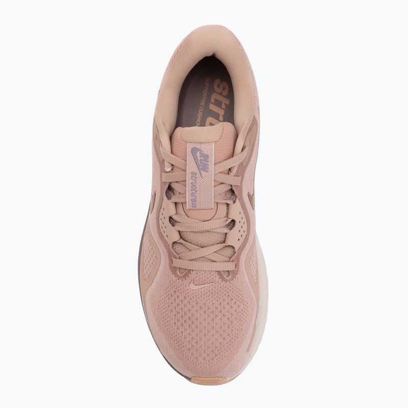 Women's running shoes Nike Structure 26 particle pink/taupe grey/silt red/metal rose gold 5
