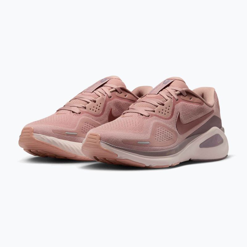 Women's running shoes Nike Structure 26 particle pink/taupe grey/silt red/metal rose gold 3