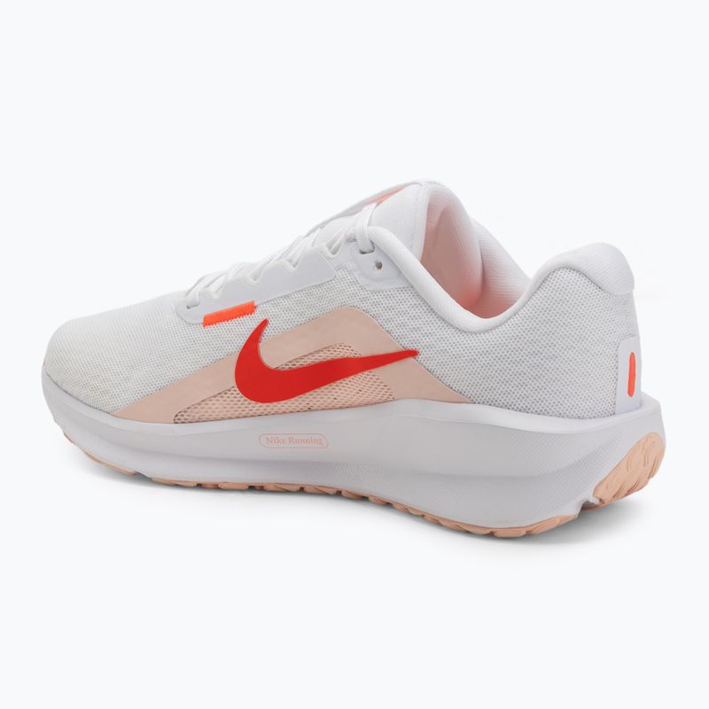 Women's running shoes Nike Downshifter 13 astronomy white / bright crimson / washed coral 3