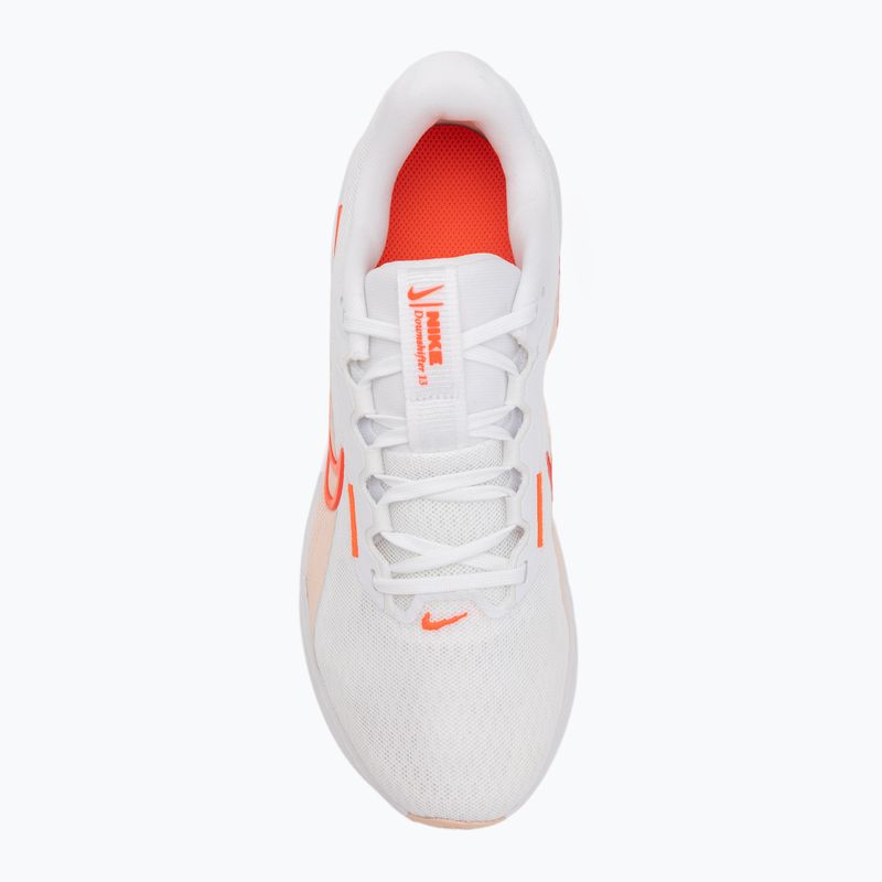Women's running shoes Nike Downshifter 13 astronomy white / bright crimson / washed coral 5
