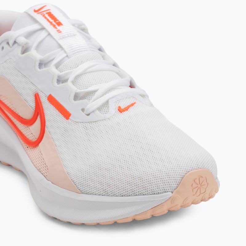Women's running shoes Nike Downshifter 13 astronomy white / bright crimson / washed coral 7