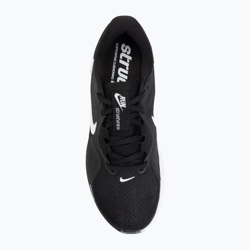 Women's running shoes Nike Structure 26 black/cool grey/metallic silver/white 5