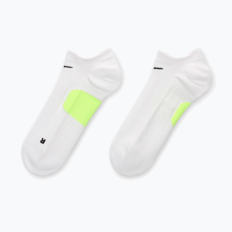 Socks Nike Running Midweight No-Show white/volt/black 2