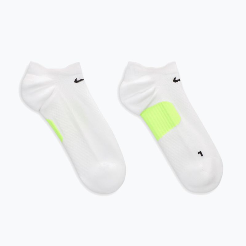 Socks Nike Running Midweight No-Show white/volt/black 3