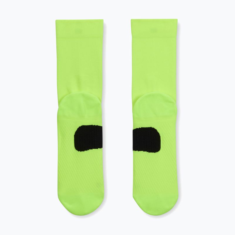 Socks Nike Running Midweight Crew volt/black/black 3