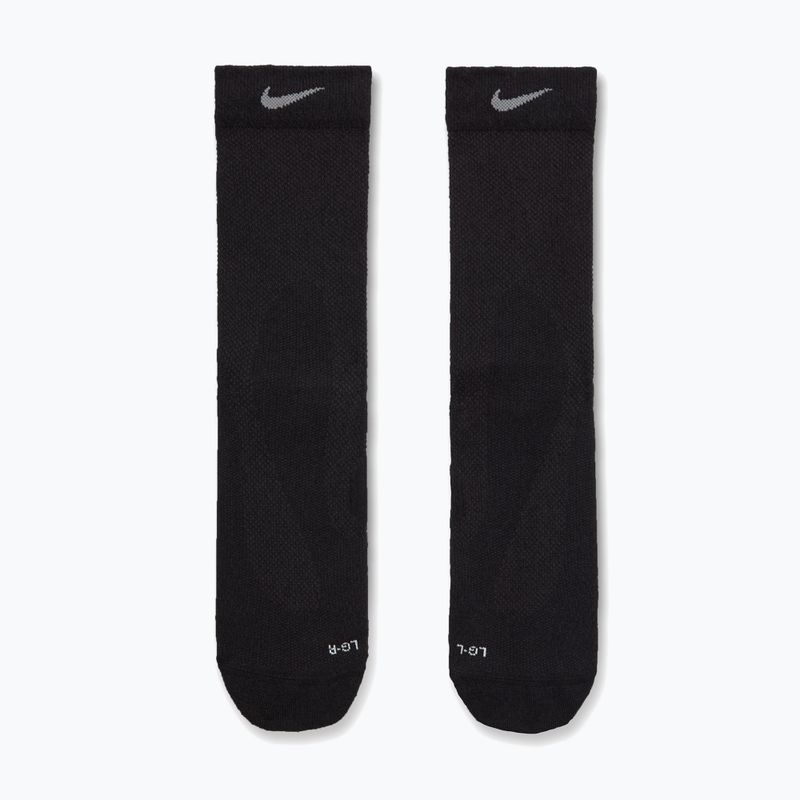 Socks Nike Running Lightweight Crew black/dark smoke grey/smoke grey 2