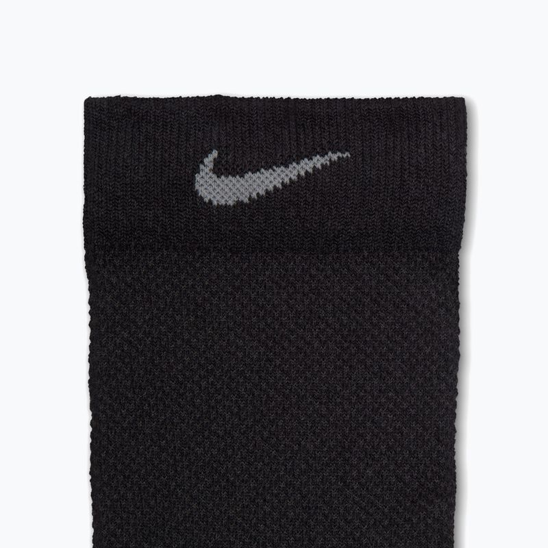 Socks Nike Running Lightweight Crew black/dark smoke grey/smoke grey 4