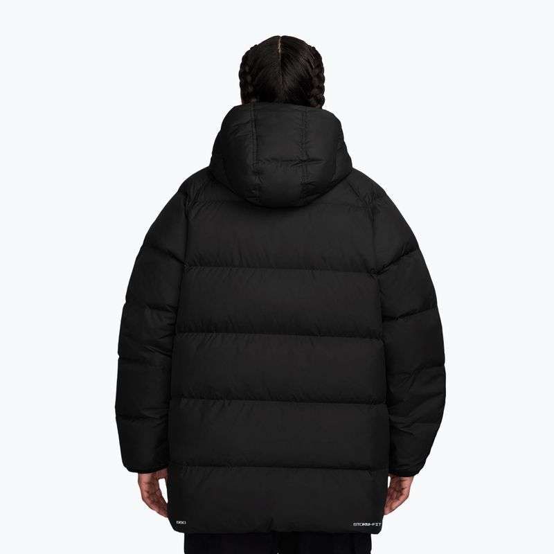 Men's down jacket Nike Sportswear Club black/white 2