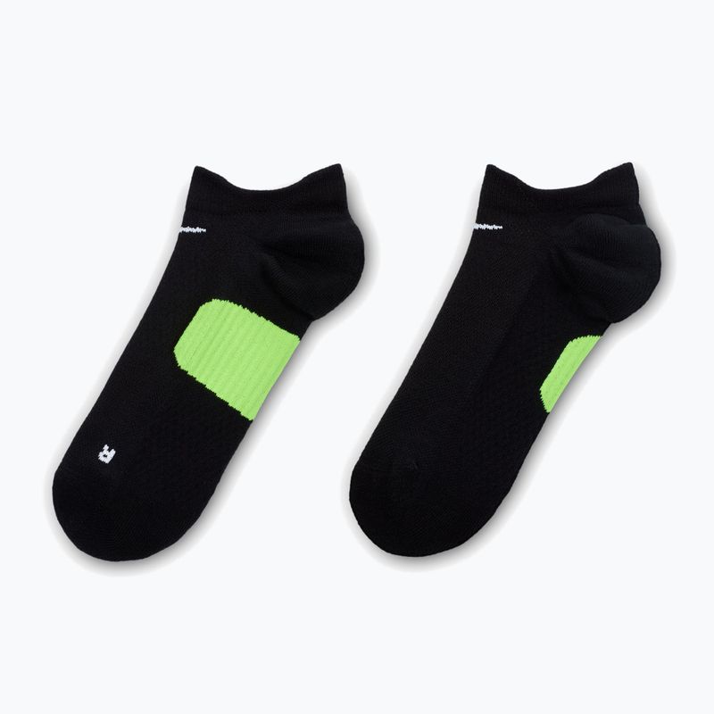 Socks Nike Running Midweight No-Show black/smoke grey/white 2