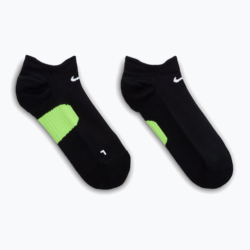 Socks Nike Running Midweight No-Show black/smoke grey/white 3