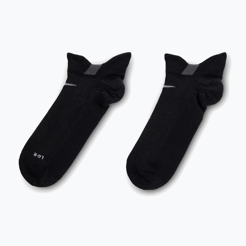 Socks Nike Running Lightweight No-Show black/dark smoke grey/smoke grey 2